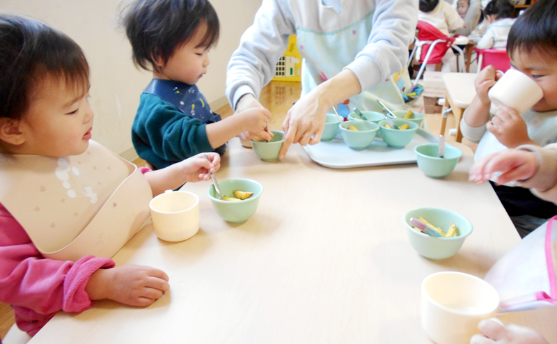 手作りのおやつの提供